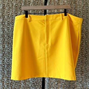 Yellow Mini Skirt 2X - NWOT